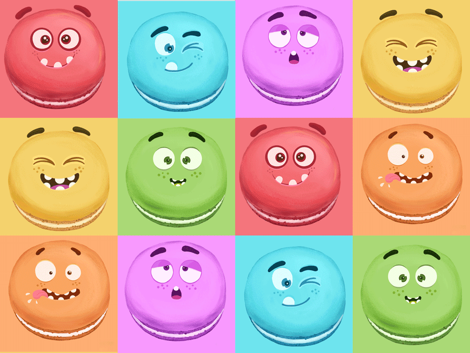 馬卡龍、食品包裝設計